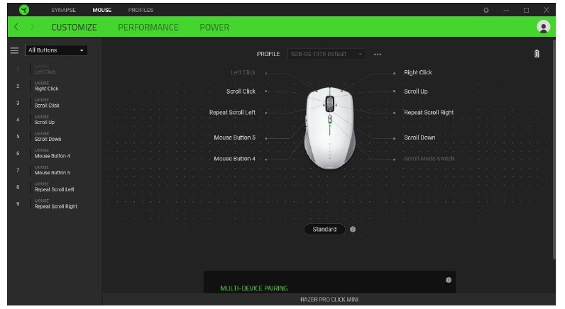 RAZER - PRO CLICK MINI - Sidebar - Step 1 Sidebar - Step 1