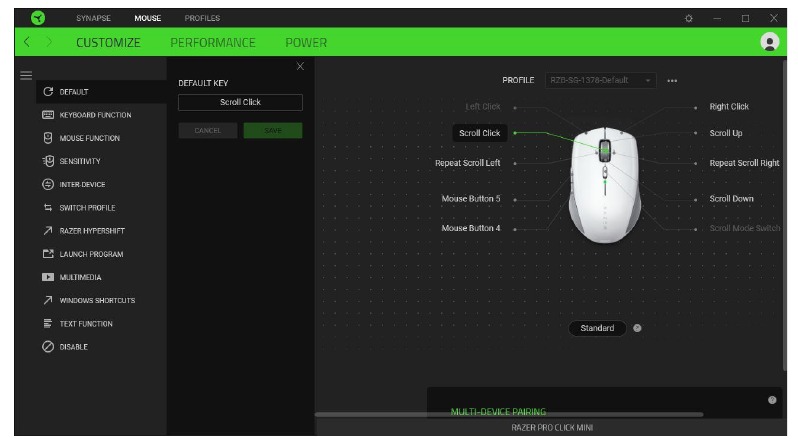 RAZER - PRO CLICK MINI - Sidebar - Step 2 Sidebar - Step 2