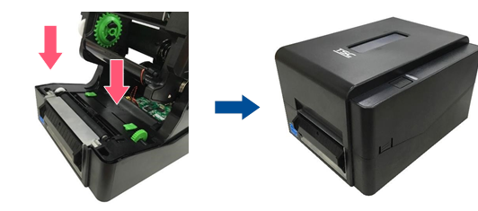 TSC - PRINTRONIX AUTO ID TE200 Series - Installing the Peeler Module - Step 2 Installing the Peeler Module - Step 2