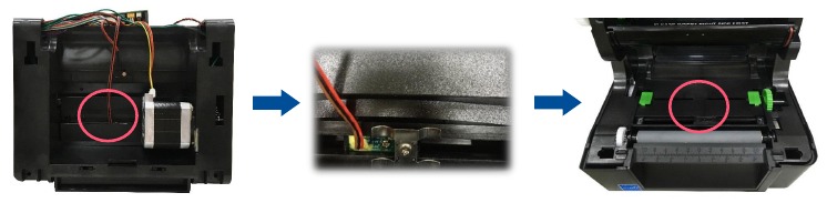 TSC - PRINTRONIX AUTO ID TE200 Series - Replacing Black Mark Sensor Module Replacing Black Mark Sensor Module