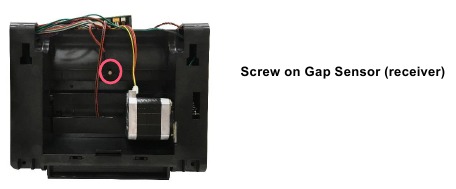 TSC - PRINTRONIX AUTO ID TE200 Series - Replacing the Gap Sensor Module - Step 1 Replacing the Gap Sensor Module - Step 1