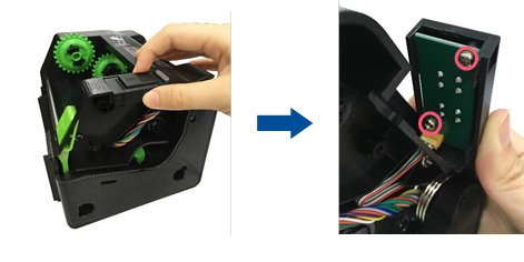 TSC - PRINTRONIX AUTO ID TE200 Series - Replacing the Key Module Replacing the Key Module