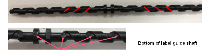 TSC - PRINTRONIX AUTO ID TE200 Series - Replacing the Label Guide Module - Step 1 Replacing the Label Guide Module - Step 1