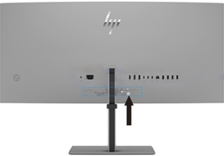 HP - 7 Pro Series - Locating the serial number and product number Locating the serial number and product number