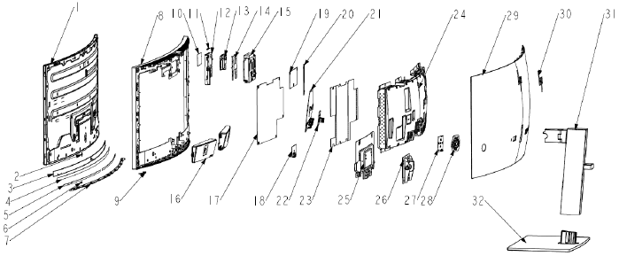 HP - 7 Pro Series - Parts overview Parts overview