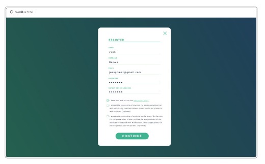 Wallbox - COMMANDER - myWallbox Portal - Step 2 myWallbox Portal - Step 2
