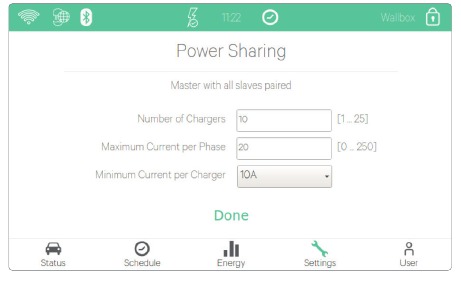 Wallbox - COMMANDER - Power Sharing Power Sharing