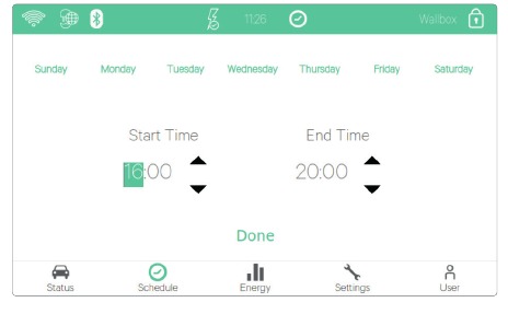 Wallbox - COMMANDER - SCHEDULES - Part 2 SCHEDULES - Part 2