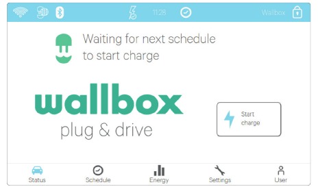 Wallbox - COMMANDER - STATUS - CONNECTED - Step 3 STATUS - CONNECTED - Step 3