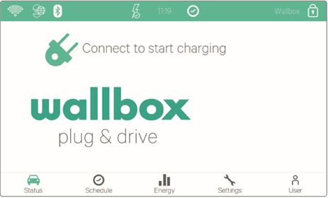 Wallbox - COMMANDER - STATUS - READY STATUS - READY