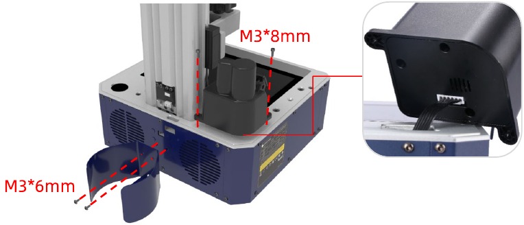 Anycubic - Photon M3 Plus - Assembly and Leveling Instructions - Step 2 Assembly and Leveling Instructions - Step 2