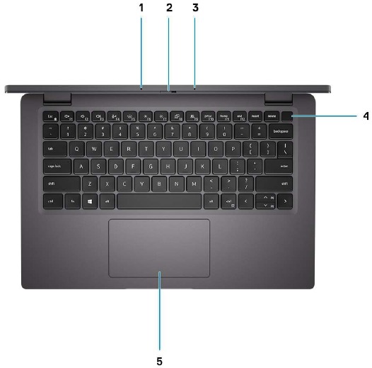 Dell - Latitude 7310 - Chassis overview - Palmrest view Chassis overview - Palmrest view