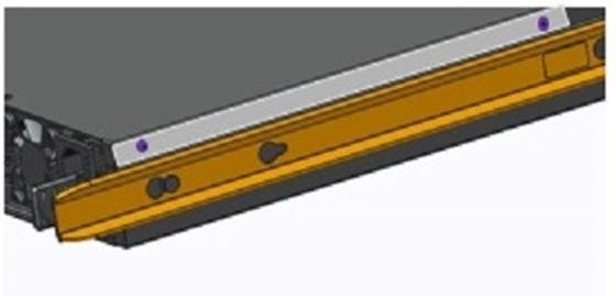 Dell - S4048-ON - Installing the GND Lug Bracket (NEBs) - Step 1 Installing the GND Lug Bracket (NEBs) - Step 1