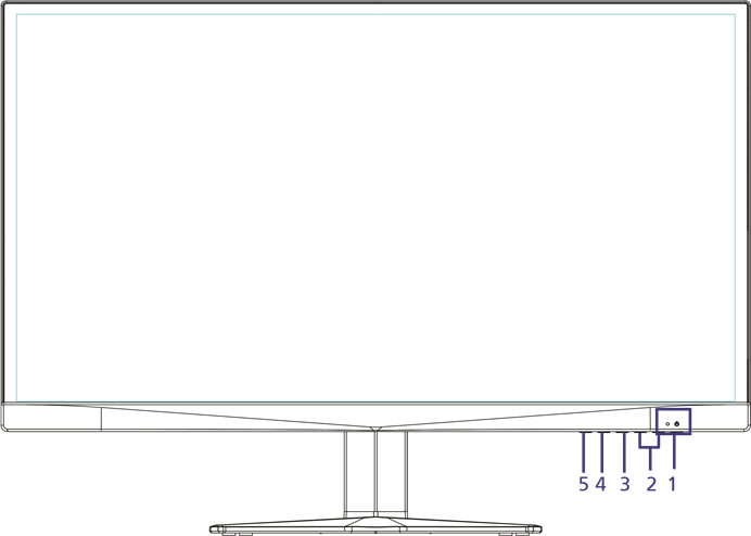 Acer - R240HY - Users controls Users controls