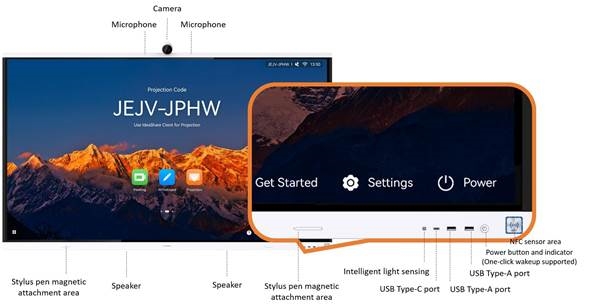 Huawei - IdeaHub S2 - Front View - Part 2 Front View - Part 2