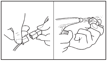Yamaha - VINO 125 - CHECKING THE CONNECTIONS - Step 1 CHECKING THE CONNECTIONS - Step 1