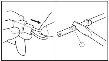 Yamaha - VINO 125 - CHECKING THE CONNECTIONS - Step 2 CHECKING THE CONNECTIONS - Step 2