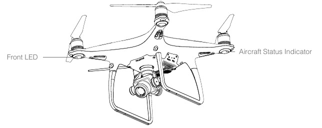 DJI - PHANTOM 4 ADVANCED - Flight Status Indicator Flight Status Indicator