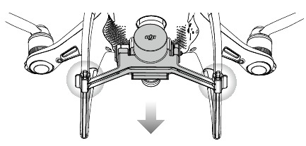 DJI - PHANTOM 4 ADVANCED - Preparing the Aircraft - Step 1 Preparing the Aircraft - Step 1