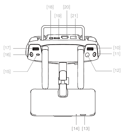 DJI - PHANTOM 4 ADVANCED - Remote Controller Diagram - Part 2 Remote Controller Diagram - Part 2