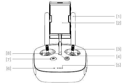 DJI - PHANTOM 4 ADVANCED - Remote Controller Diagram - Part 4 Remote Controller Diagram - Part 4