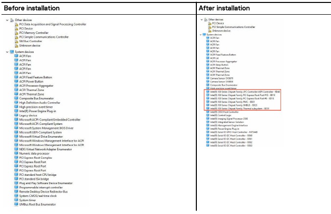 Dell - Latitude 7370 - Intel chipset drivers Intel chipset drivers