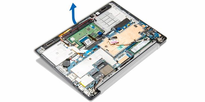 Dell - Latitude 7370 - Removing the display assembly - Step 3 Removing the display assembly - Step 3