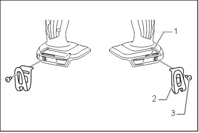 Makita - DHP482 - Installing hook Installing hook