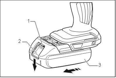 Makita - DHP482 - Installing or removing battery cartridge Installing or removing battery cartridge