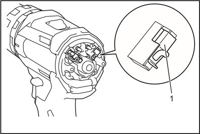 Makita - DHP482 - Replacing carbon brushes - Step 4 Replacing carbon brushes - Step 4