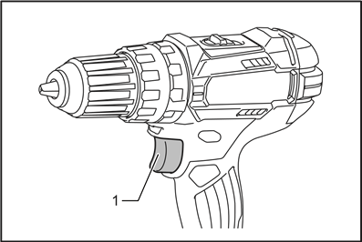 Makita - DHP482 - Switch action Switch action