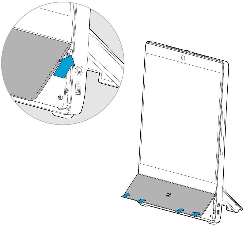 Cisco - Desk Pro - Changing speaker grille - Step 2 Changing speaker grille - Step 2