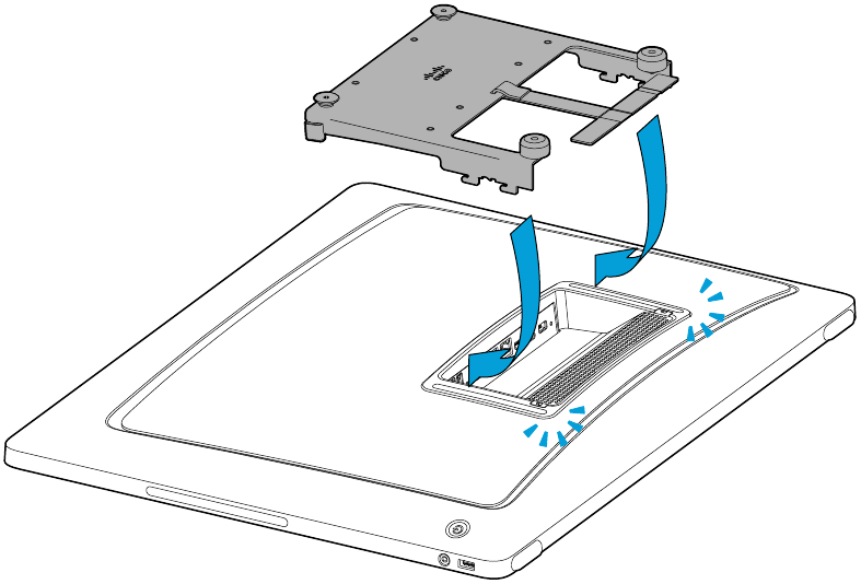 Cisco - Desk Pro - Wall mounting - Step 4 Wall mounting - Step 4
