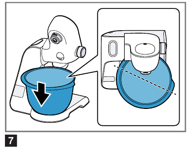 Bosch - MUM5X Series - Preparing the appliance - Step 2 Preparing the appliance - Step 2