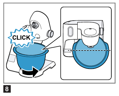 Bosch - MUM5X Series - Preparing the appliance - Step 3 Preparing the appliance - Step 3
