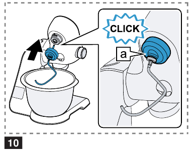 Bosch - MUM5X Series - Preparing the appliance - Step 5 Preparing the appliance - Step 5