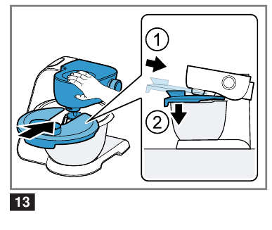 Bosch - MUM5X Series - Preparing the appliance - Step 8 Preparing the appliance - Step 8