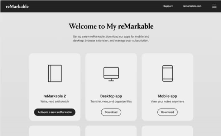 reMarkable - Paper Pro RM02A - Connect to your account - Step 4 Connect to your account - Step 4