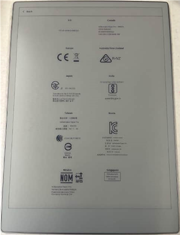 reMarkable - Paper Pro RM02A - Safety Information for RM02A - E-label - Step 4 Safety Information for RM02A - E-label - Step 4