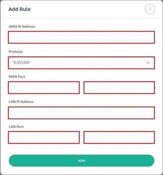 Oppo - 5G CPE T1a - IP Filter - Feature Settings - Step 2 IP Filter - Feature Settings - Step 2