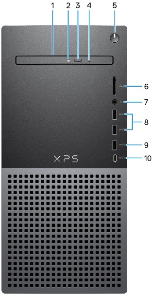 Dell - XPS 8950 - Overview - Part 1 - Front Overview - Part 1 - Front