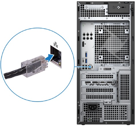 Dell - XPS 8950 - Set up - Step 2 - Connect to your network Set up - Step 2 - Connect to your network