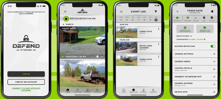 Tactacam - DEFEND - DEFEND APP OVERVIEW DEFEND APP OVERVIEW