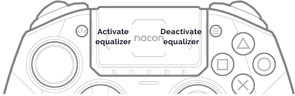 Nacon - REVOLUTION 5 PRO - Audio control - touch pad - ADVANCED MODE Audio control - touch pad - ADVANCED MODE
