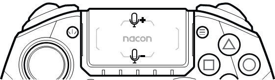 Nacon - REVOLUTION 5 PRO - Audio control - touch pad - CLASSIC MODE - Step 1 Audio control - touch pad - CLASSIC MODE - Step 1