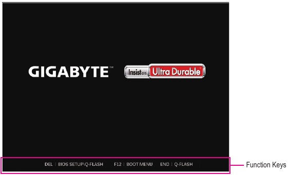 Gigabyte - Z890 GAMING X WIFI7 - BIOS Setup - Startup Screen BIOS Setup - Startup Screen