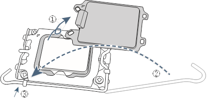 Gigabyte - Z890 GAMING X WIFI7 - Installing the CPU - Step 3 Installing the CPU - Step 3