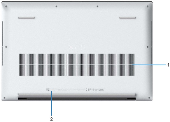 Dell - XPS 17 9720 - Views - Bottom Views - Bottom