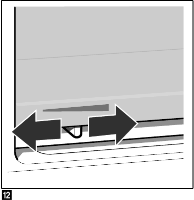Bosch - 4 Series - Setting the air humidity in vegetable container Setting the air humidity in vegetable container