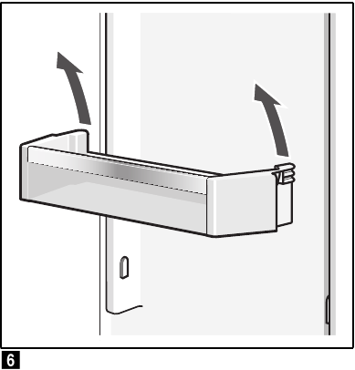 Bosch - 4 Series - Taking out shelves in the door Taking out shelves in the door